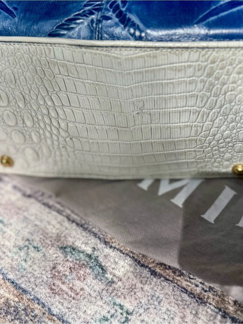 Vintage Brahmin nautical starfish Trina bucket bag